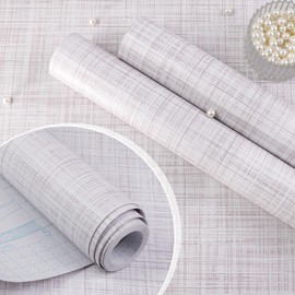 Qianglive Light Brown Grasscloth Wallpaper Peel and Stick Texture Contact Paper 17.3"x120" Vintage Wallpaper Removable Waterproof Wall Paper for Room Walls Cabinets Furniture Drawers Desk