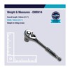 Eclipse Professional Tools EMRH14 ¼ All Metal Square Drive Ratchet