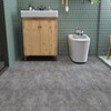 VaryStyle 18-Pack Grey Slate Peel and Stick Floor Tiles Waterproof