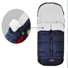 Go 3 Seasons Universal Stroller Footmuff, Warm Winter Stroller Bunting Bag for Toddler, Waterproof Stroller Sleeping Bag, Anti-Slip Height Adjustable,Toddler Stroller Winter Blanket