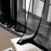 Topfinel Lace Curtain, Stylish, Solid Color, Set of 2, Width