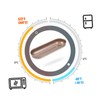 BIUDECO 3Pcs Nonstick Long Bread Mold Baking Pan for Hot