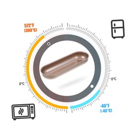 BIUDECO 3Pcs Nonstick Long Bread Mold Baking Pan for Hot Dog Buns Oven Safe for Toast Savory Baking and Roasting Vegetables