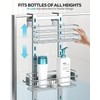 Nieifi Over The Door Shower Caddy Pantry Organizer Rack, Adjustable