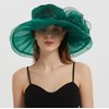 ORIDOOR Women’s Organza Tea Party Wedding Fascinator Hat Anti Wide