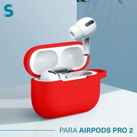 SOVICO - Funda Protectora Airpods Pro 2. Protección de Todo Tipo de Golpes y Rasguños. Da Estilo y Protege Tus Airpods con la Mejor Opción y Calidad.
