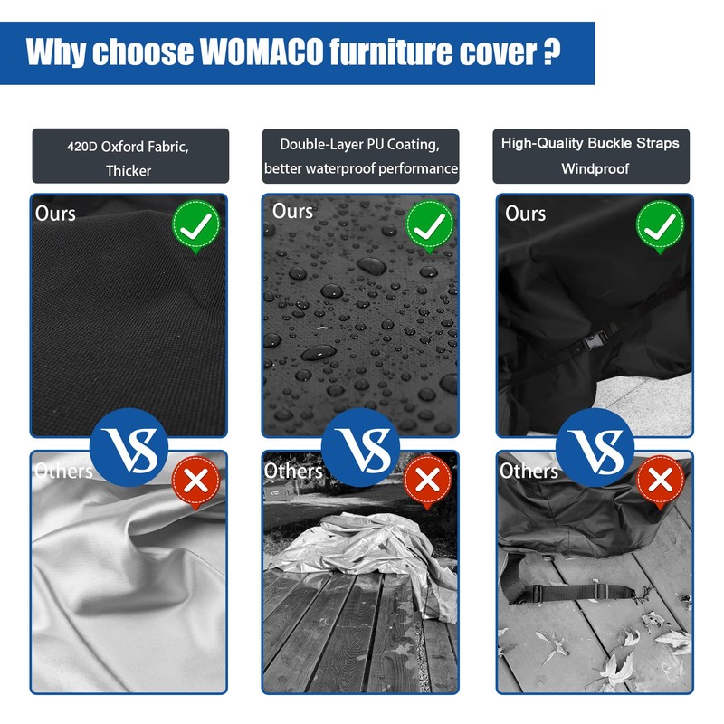 WOMACO 22 inch Griddle Cover for Blackstone Griddle with Hood,