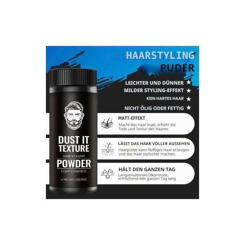 Hair Styling Powder for Men 30 g | Texture Powder
