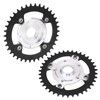 38T 104 BCD Electric Bike Chainring and Adapter Aluminum Alloy