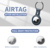 BuFan Airtag Holder with Keychain and Lock, [4 Pack] Funda