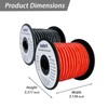 Dastard 10 Gauge Silicone Copper Wire 50ft, Red & Black