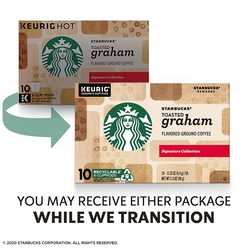 Starbucks Toasted Graham Flavored Medium Roast K-Cup