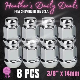 HDD 8 Bulge Lug Nuts 2011 2012 2013 2014 Polaris RZR XP 900 UTV Wheel Rim Nut Chrome