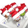 60 Pcs Mini Christmas Lollipop Hat Candy Hat Mini Santa