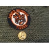 Auburn Vintage Embroidered Iron On Patch 3” X 3”