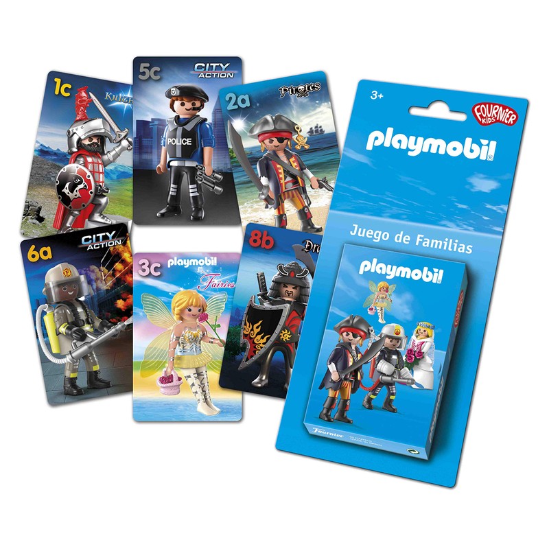 FOURNIER - Playmobil Family Game, Children's Game, Blue (1044178)