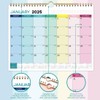 NOPKESV 1 Stück 18 Monats Kalender 2025 Familienplaner Wandkalender Paarkalender
