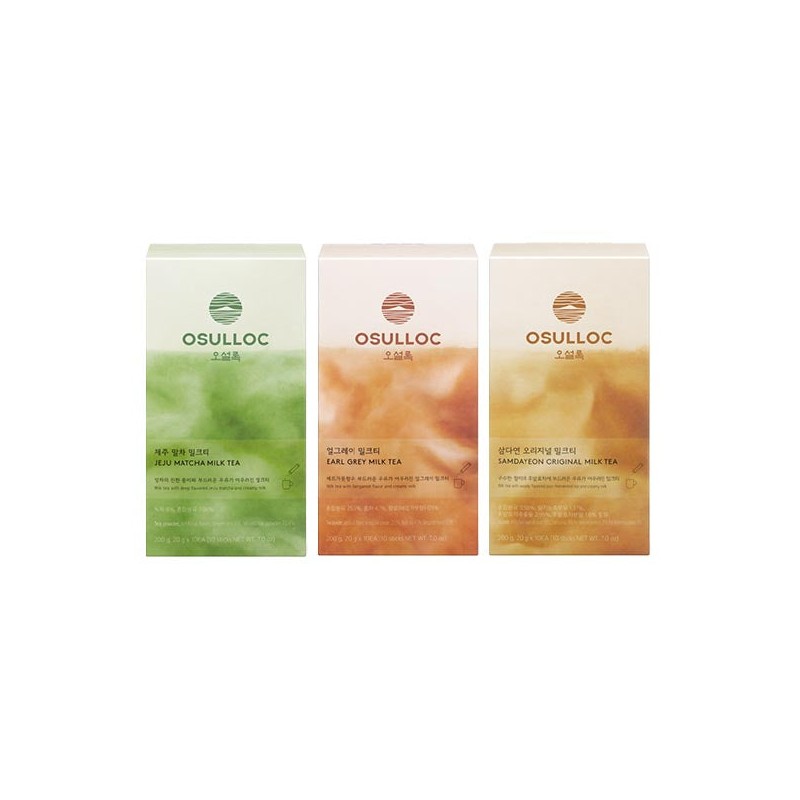 OSULLOC [Milk Tea Bundle] OSULLOC Samdayeon, Matcha, Earl Grey Milk