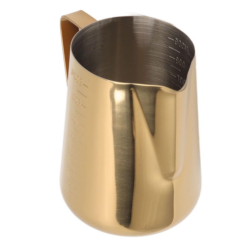 Milk Frothing Pitcher Dual Scale 304 Stainless Steel Milk Frother