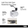 Light Duty Residential Hold Open Door Closer, ADA, Matte Black
