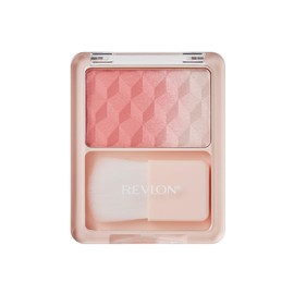 Revlon Blush Duo 002 Sienna (Color Image: Healthy Milky Coral) Teak Highlighter Face Color 4.3g