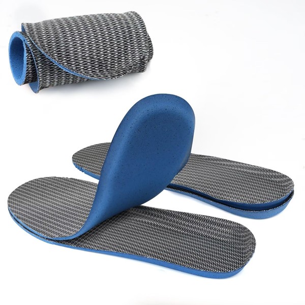 GRIAEDIT 2 Pairs Shock-Absorbing Sports Insoles, Soft & Elastic Sneaker