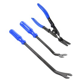 Flaconi 3PCS Car Clip Remover Tool,Car Tool,Clip Removal Tool,Trim Removal Tool, Clip Removal Tool Automotive,Fastener Removal Tool,Suitable for Car Door Panels,Interior Decoration (Blue)