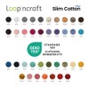 Slim Cotton Plus Set of 5, Pearl White, Loopncraft, 5