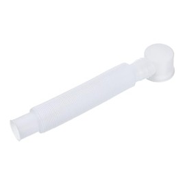 YOKIVE Bathtub Drain Pipes, Expandable Drain | Hoses Flexible Drain Hose Ideal for Bathroom Shower (White, 1 Feet)