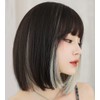 Wig Premium Line Inner Color Line Women's Wig Bob Small