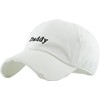 KBSV-083V WHT Daddy Dad Hat Baseball Cap Vintage Distressed Classic