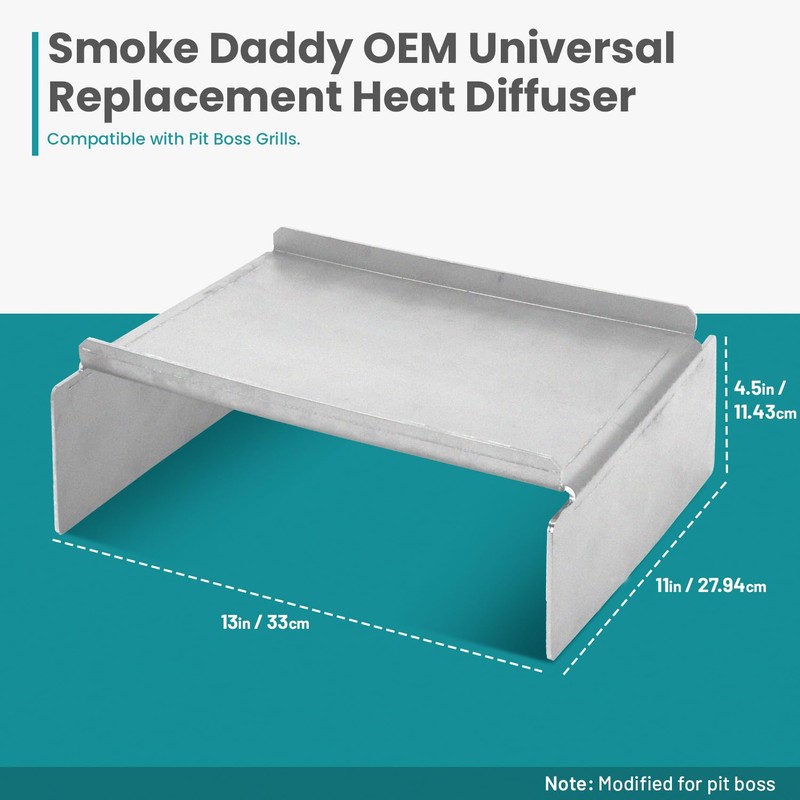 Smoke Daddy OEM Heavy Duty 10 Gauge Heat Diffuser for