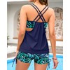 Holipick - Traje de baño tankini de dos piezas con