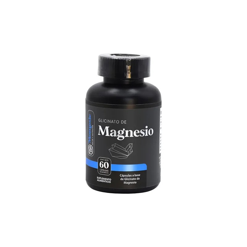 Glicinato De Magnesio 60 Cápsulas Glycinate Magnesium