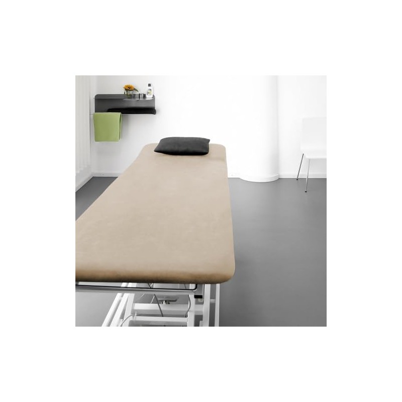 TRAUMSCHLAF Terry Cloth Massage Table Cover Therapy Couch Cover Taupe