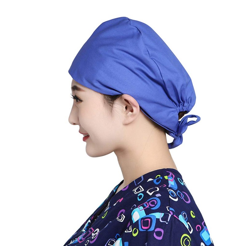 FakeFace Medical Hat, Women's, Men's, Surgical Bandana Cap, Size Adjustable,