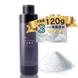 Dr.CARA Shoe Deodorizing Powder, 4.2 oz (120 g), Shoe Deodorizing Powder, Eliminates Foot Odor, Foot Odor Prevention, Just Put Shoe Deodorizer, The Strongest Shoe Odor Eliminator