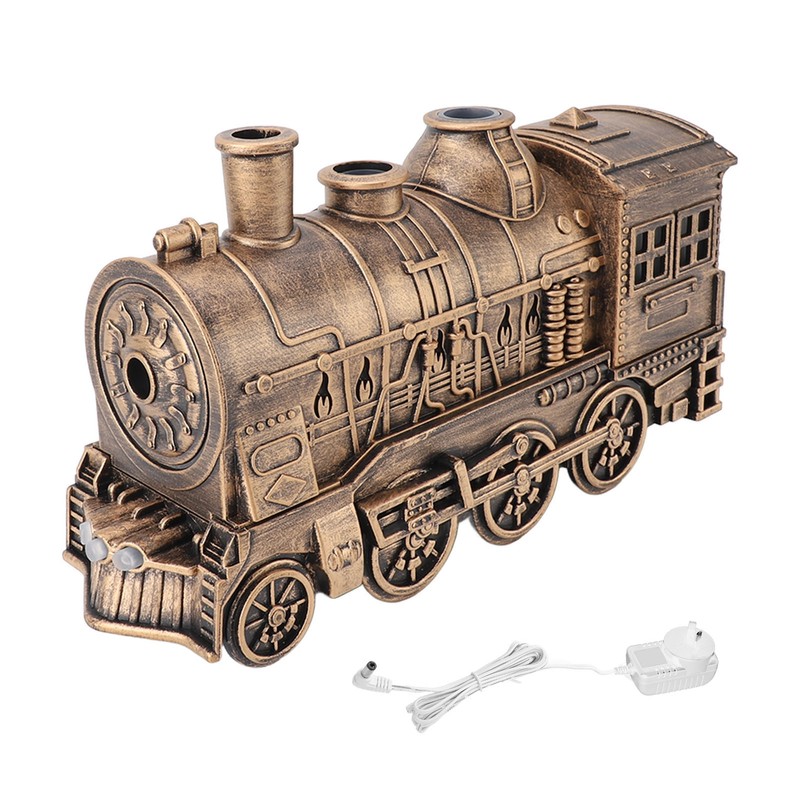 Train Humidifier 300ml Retro Train Shape Aromatherapy Diffuser with Waterless
