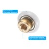 PATIKIL 20mm Drawer Rollers Set of 4 Nylon Positioning Pulleys