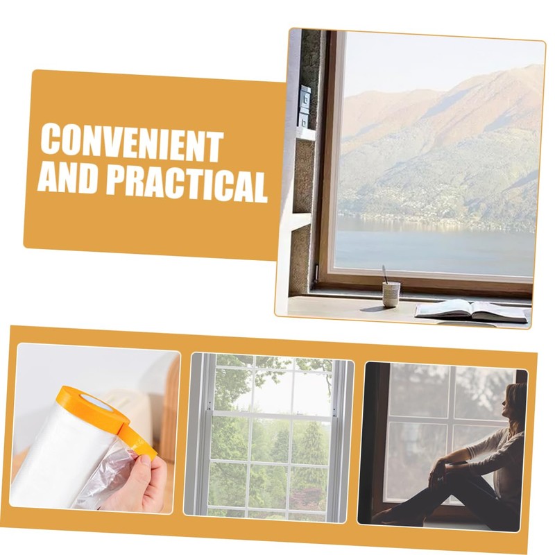 OSALADI Winter Window Insulation Kit 2 Rolls Pe Film Window