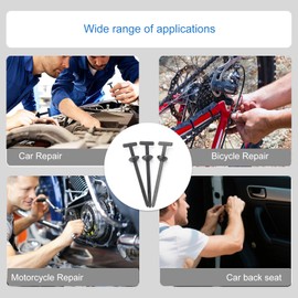 Upgraded Cable Tie Buckle Nylon Universal Heavy Duty Self-Locking, 30Pcs Automotive Zipper Clips, Ultra-Durable Button Ziptie Retainer for Car Repairs, Office, Workshop & Goods Shelves