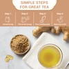 Ginger Root Herbal Tea - Caffeine Free, 50 Tea Bags