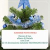 HEITMANN DECO - Addobbi per albero di Natale, colore blu,