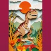 Trefl - Puzzle with 3D Effect, Dinosaur - 160 Elements