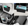 HUWANDE Car Trash Can,Multi-Function Garbage Can,Small Car Door Organizer,Leather Car