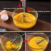 MYTOAU 2PCS Egg Separator Stainless Steel Egg Whisk, Stainless Steel
