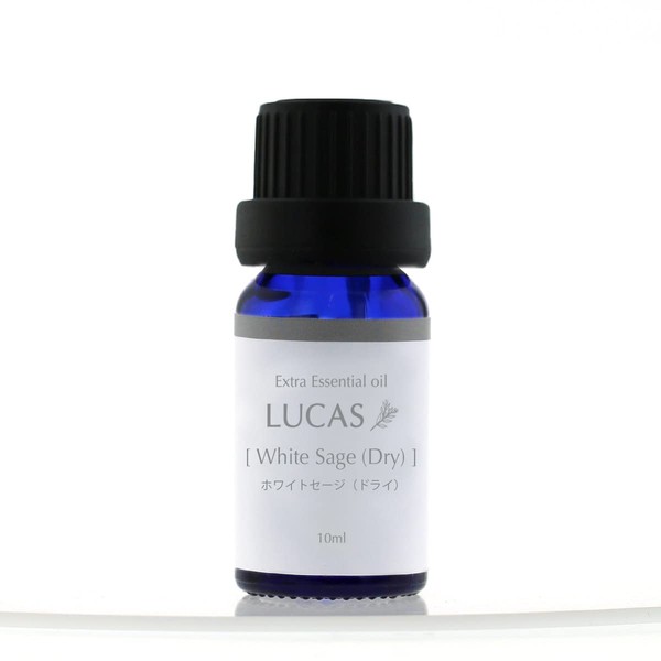White Sage (Dry) Essential Oil/Aroma Oil, 0.3 fl oz (10 ml), 100% Natural Ingredients, LUCAS