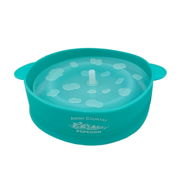 Amish Country Popcorn | Collapsible Silicone Microwave Popper with Customized