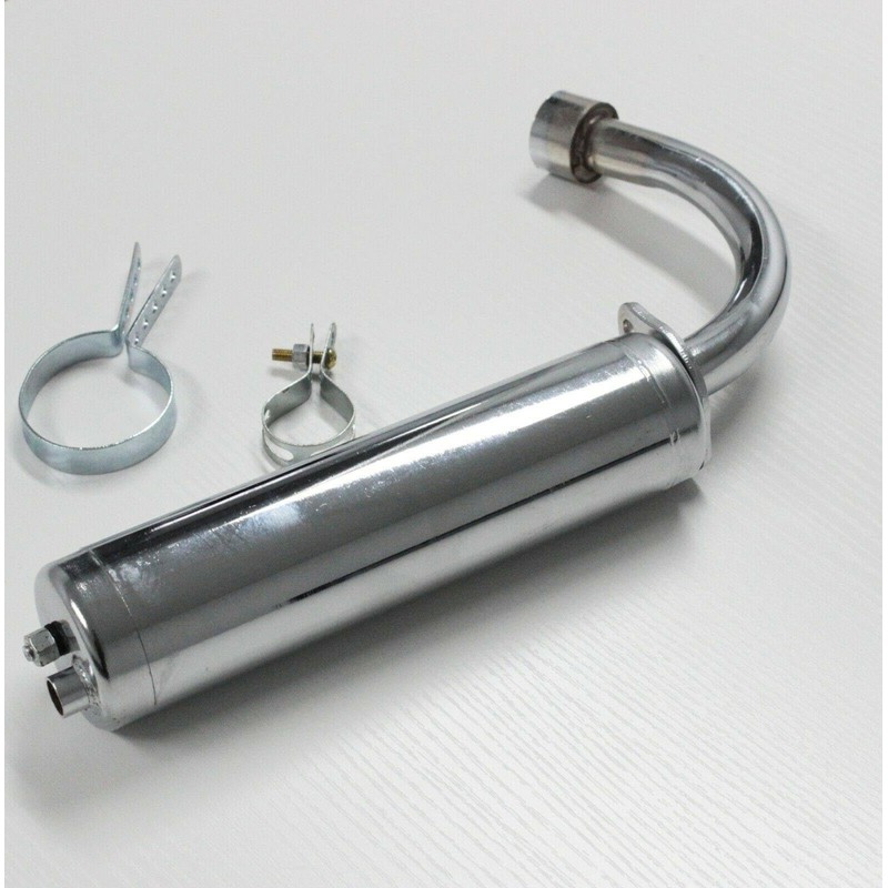 TDR Exhaust Muffler Pipe for 2 Stroke 100CC Engine Kit