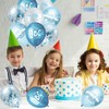 Set mit 20 Ballons in Regenbogen-Blau-Tönen Jungen & Mädchen –